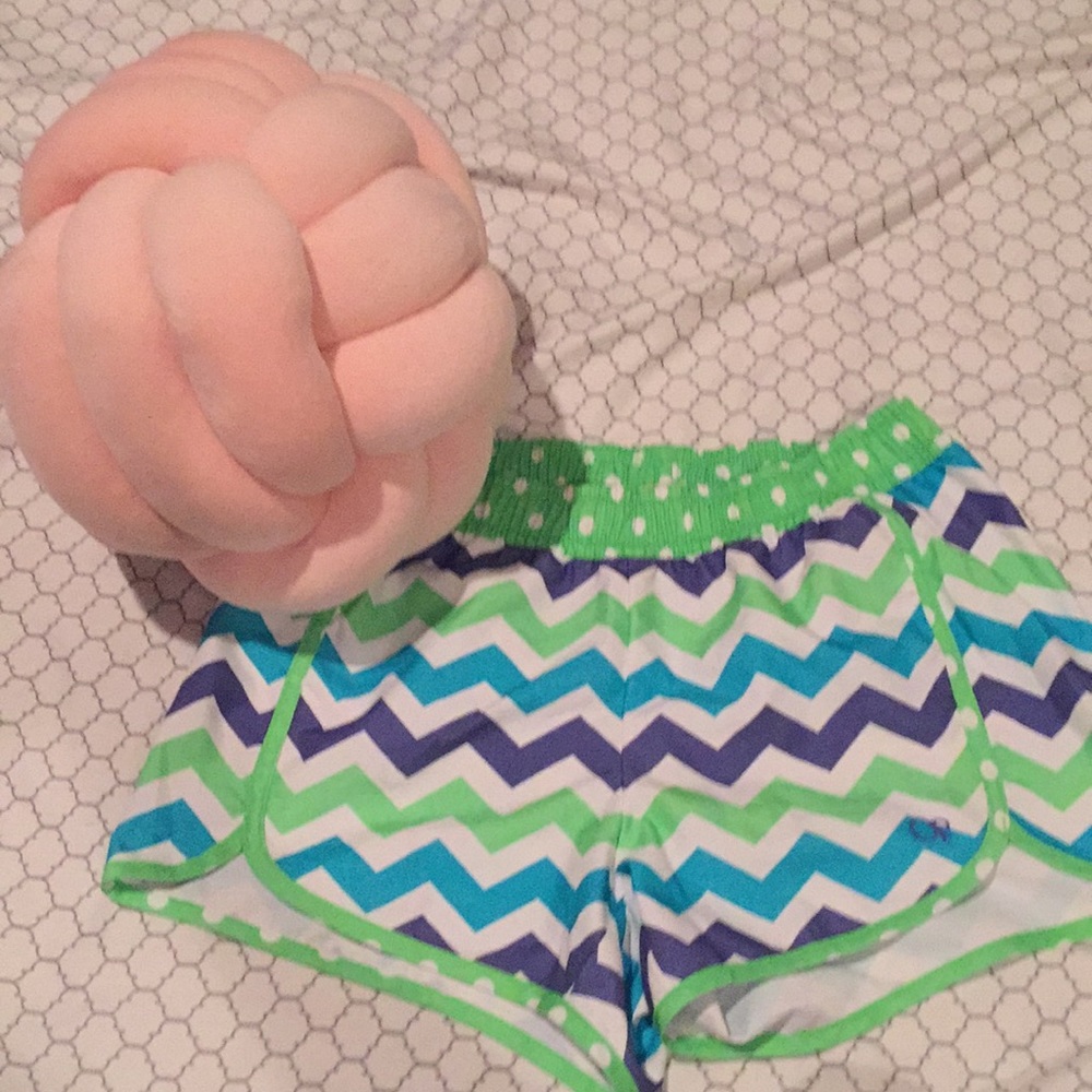 Chevron polka dotted shorts free w/ another purcha